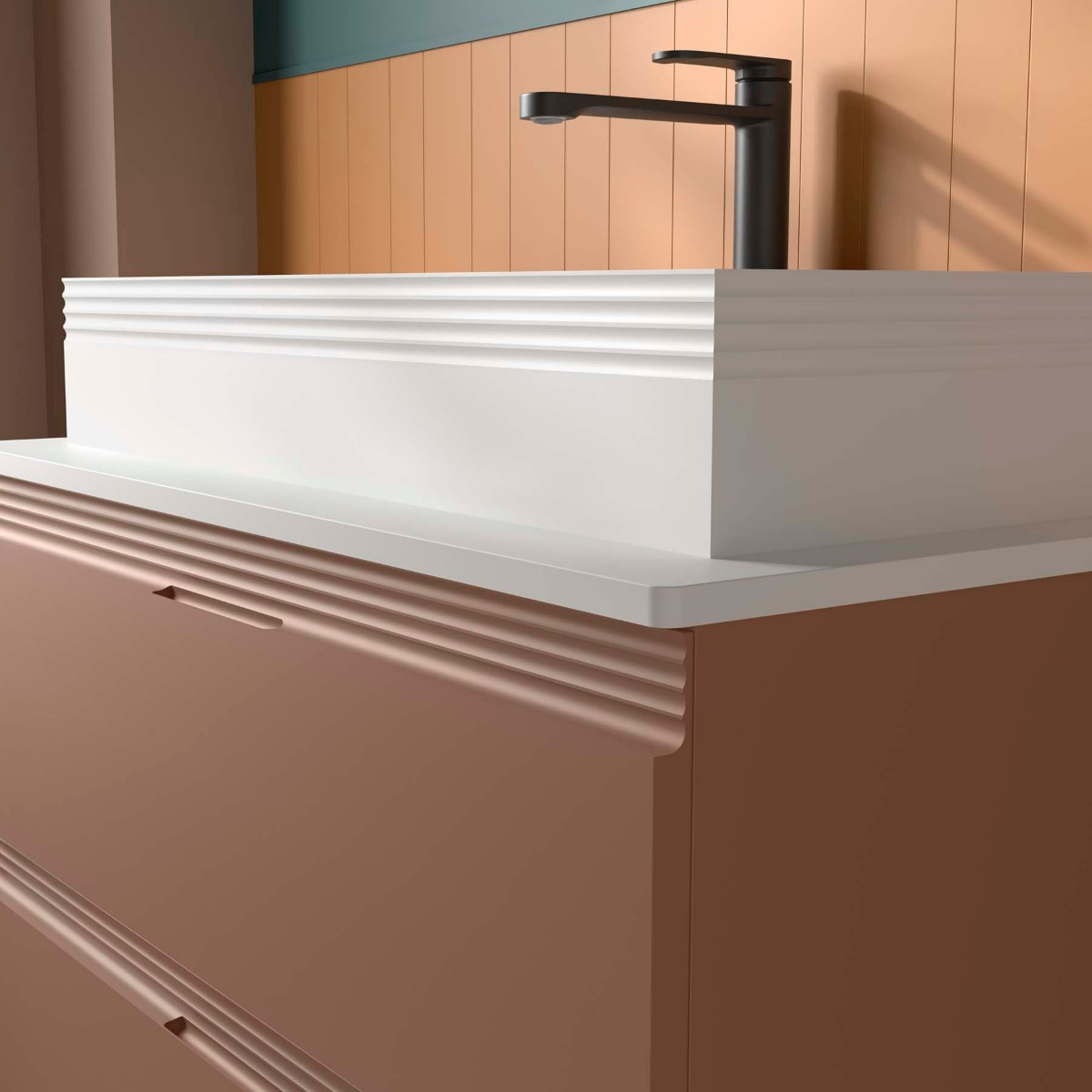 Muebles Ammeli onderkast 80cm terracotta