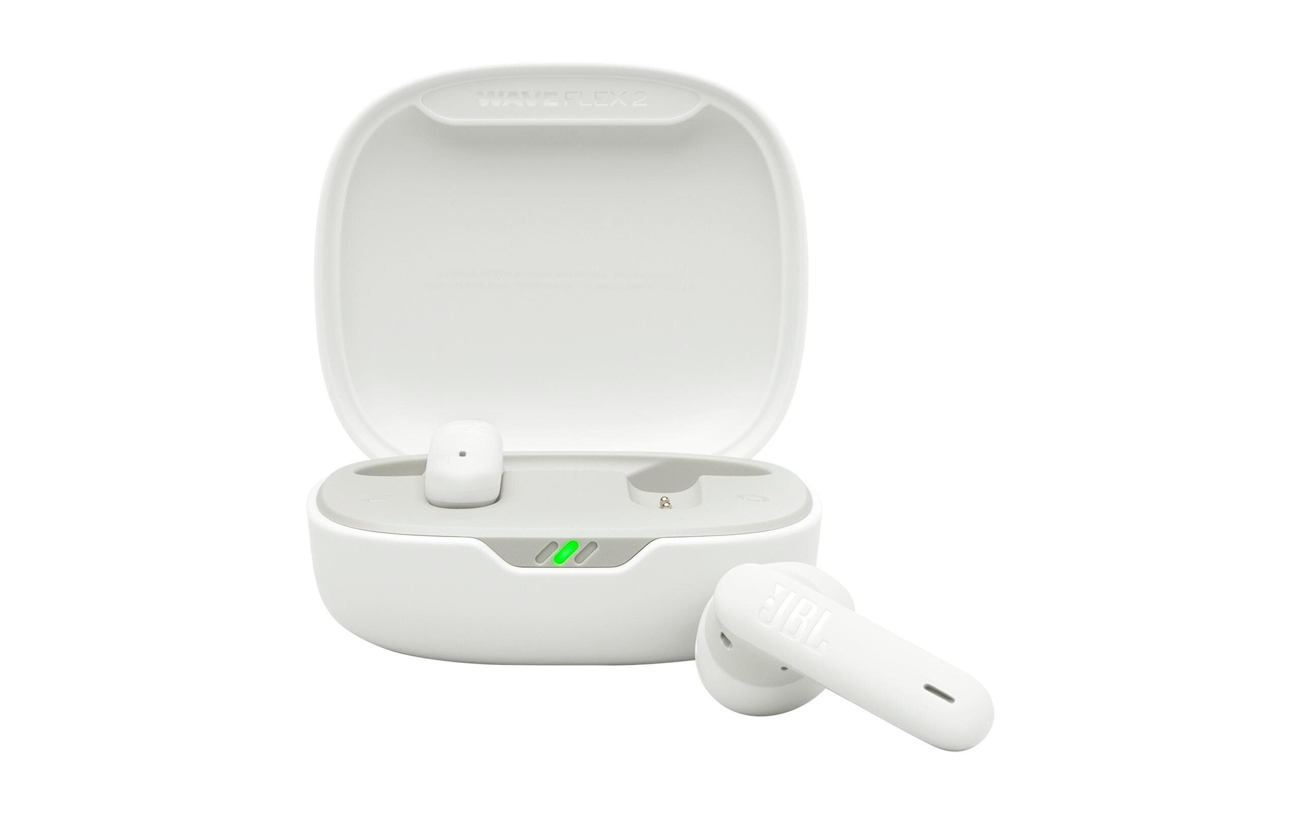 True Wireless In-Ear-Kopfhörer Wave Flex 2 WeissKabellose In-Ear-Kopfhörer mit 12-mm-Dynamiktreibern