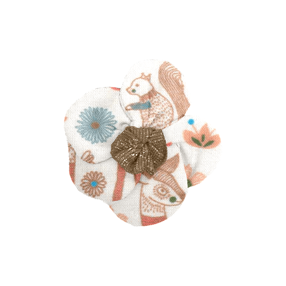 Mini Barrette Pétales De Fleur Douceur Des Bois