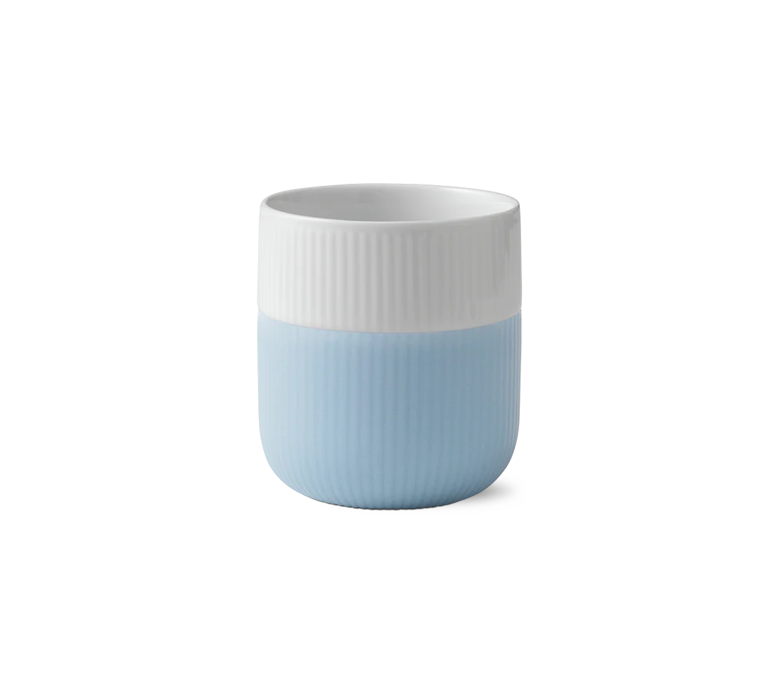 Royal Copenhagen  Riflet Contrast krus, Dueblå - 33 cl.