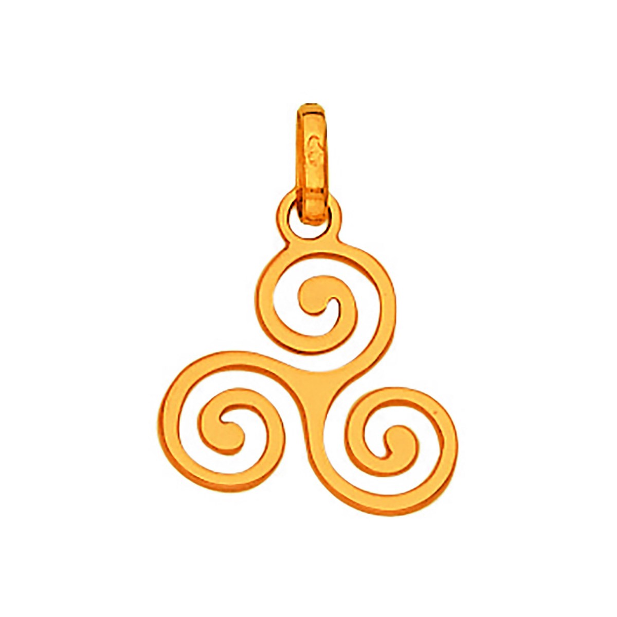 Pendentif triskel or jaune 18 carats