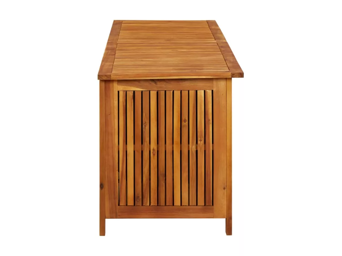 Boîte de rangement de jardin 175x50x58 cm Bois d'acacia solide