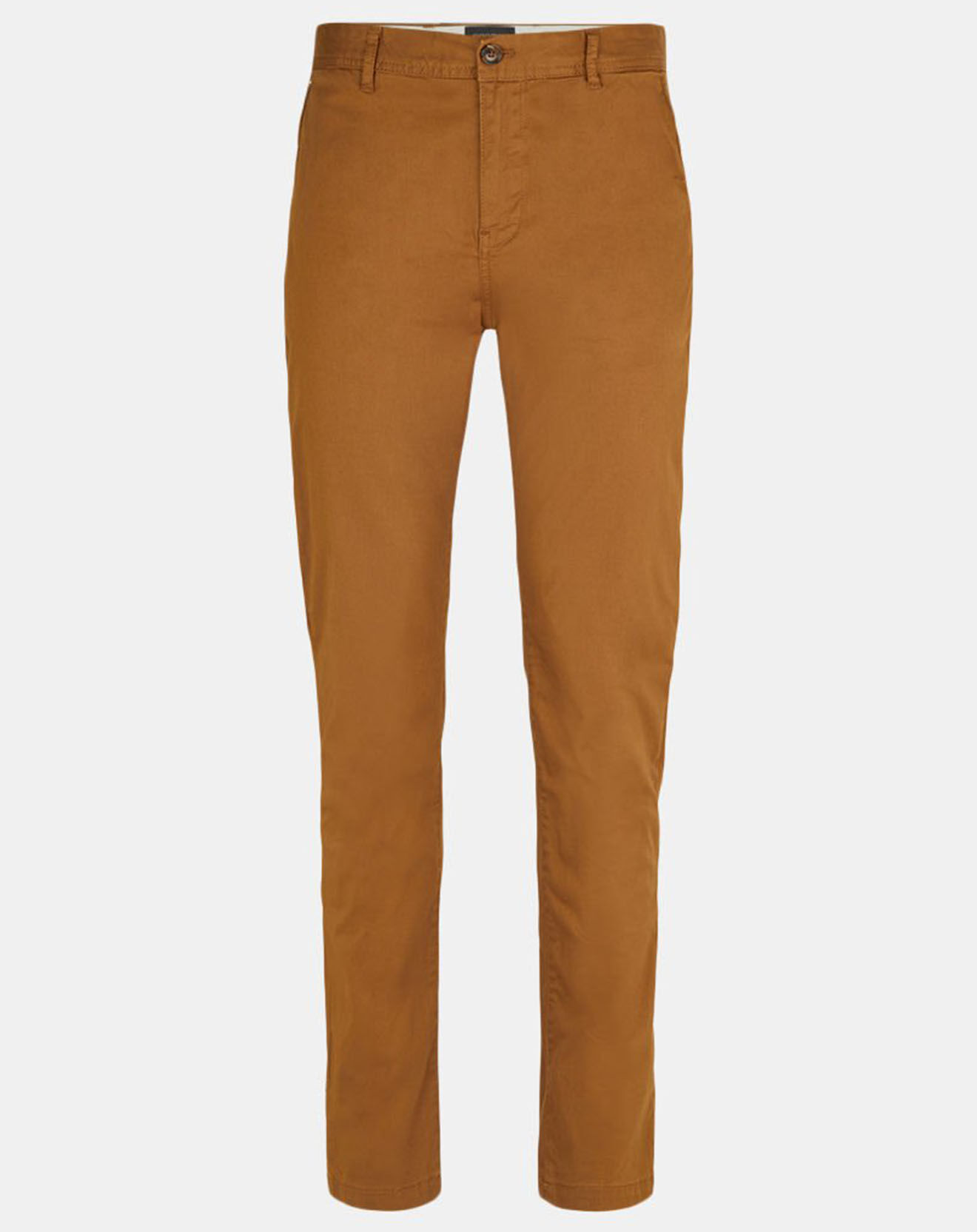 Scotch & Soda Pantalon Chino Slim Fit en Coton Bio mélangé Stuart Stretch camel