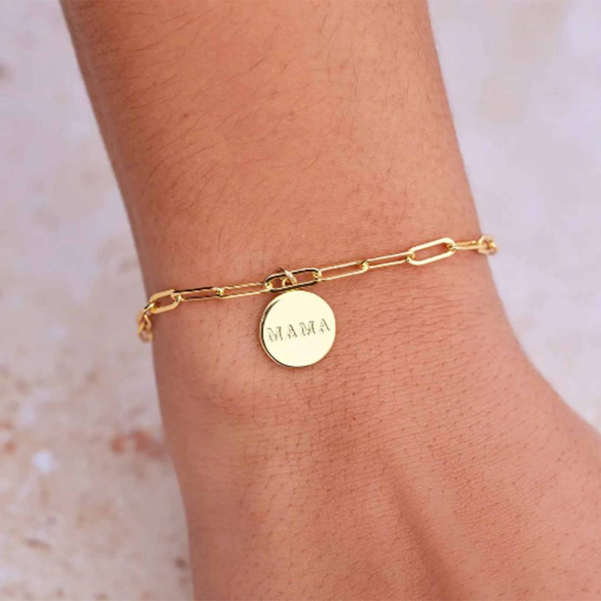 Puravida Bracelet Coin Mama Or