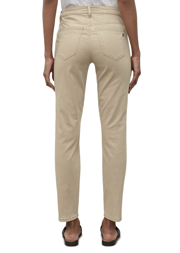 Marc O’Polo 5 Pocket, mid waist, slim fit, regu Norse sand