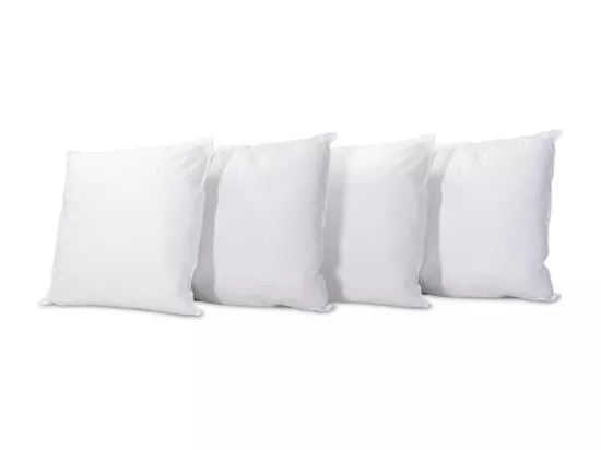 BELLECOUR LITERIE | Lot de 4 oreillers 60x60 cm ALASKA | Fibres creuses polyester