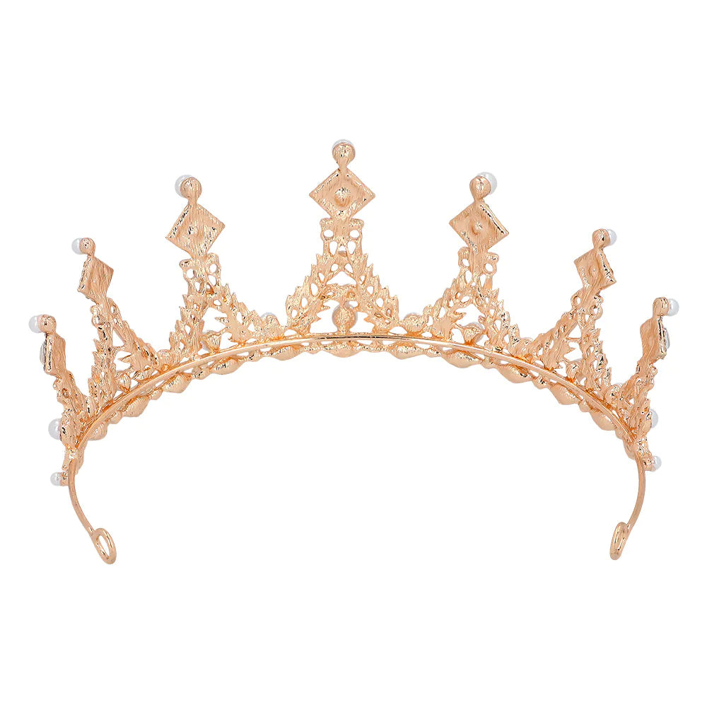 Rose Gouden Tiara Metaal