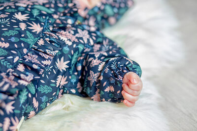 Petite Chérie Atelier Aurora Babydress, Night Sky Print