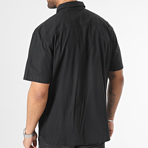 Chemise Manches Courtes Stretch Poplin 3514 Noir