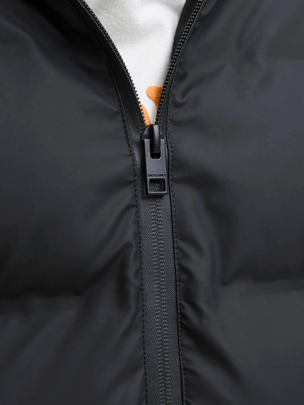 JACK & JONES JUNIOR gewatteerde jas zwart
