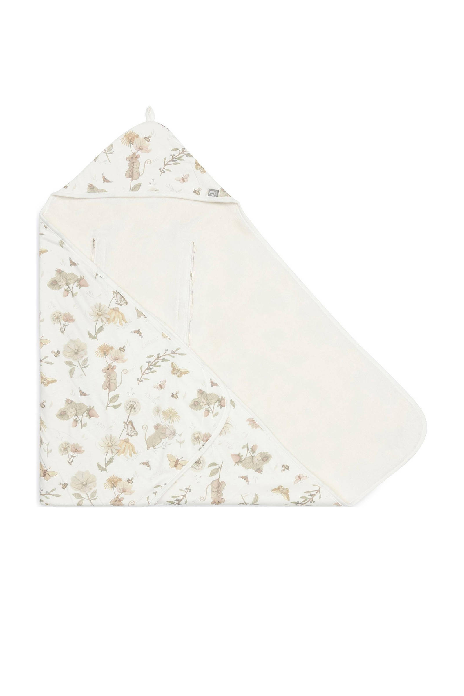 Jollein wikkeldeken Dreamy Mouse 100x100 cm Ivory