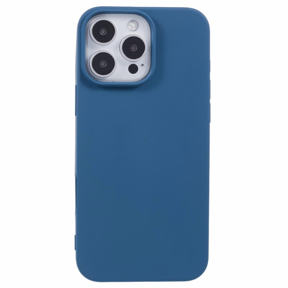 iPhone 16 Pro Gummi Case Schutzhülle - Blau (Matt)
