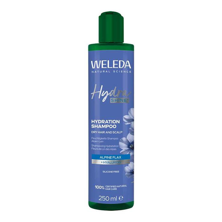 Weleda Hydra Shine Feuchtigkeits-Shampoo Alpen-Lein, 250 ml