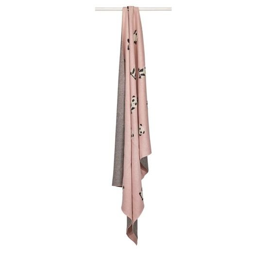 Chao Chao couverture maille   Rose        80 x 100 cm   de               Sauthon Baby's Sweet Home