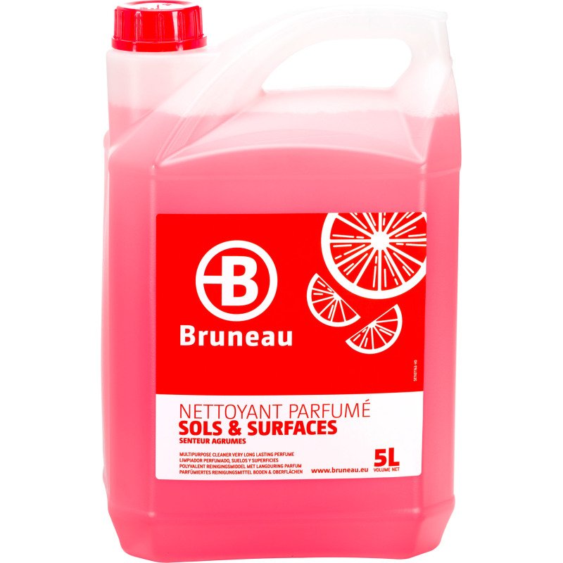 Nettoyant sols et surfaces Bruneau agrumes - Bidon de 5 L
