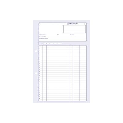 ELVE - Manifold Carnet de commandes - 50 tripli - A4