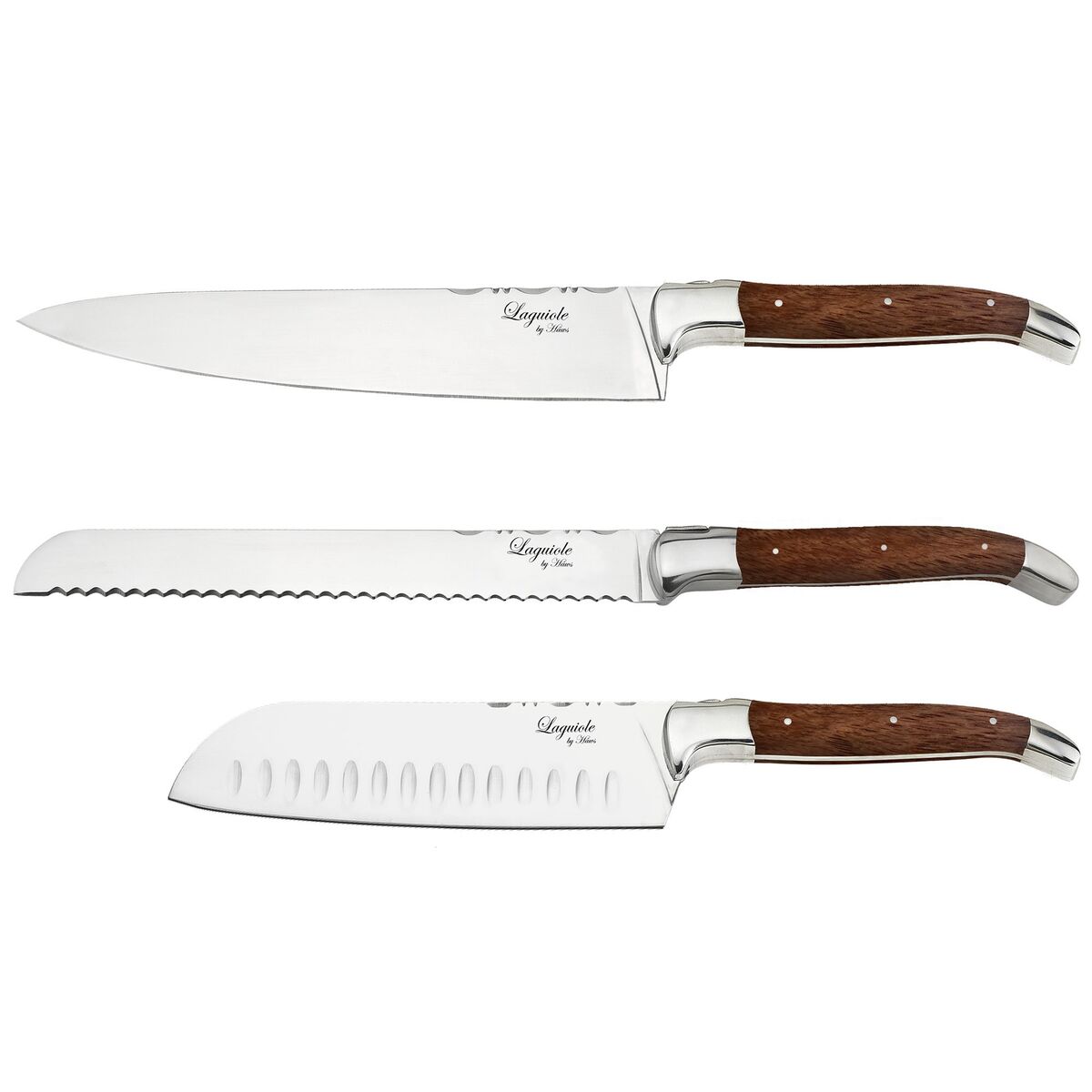Knivsett 3 deler, Rosenwood
