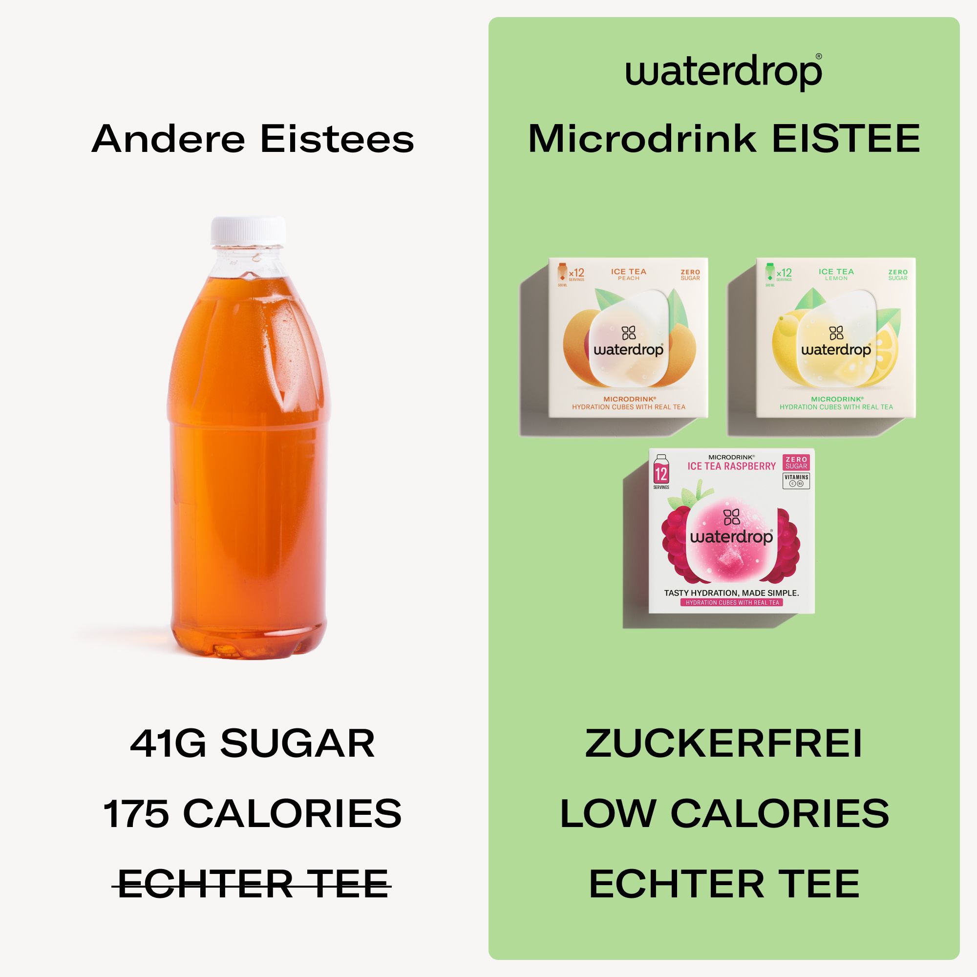 waterdrop® Microdrink Ice Tea Set Getränkewürfel
