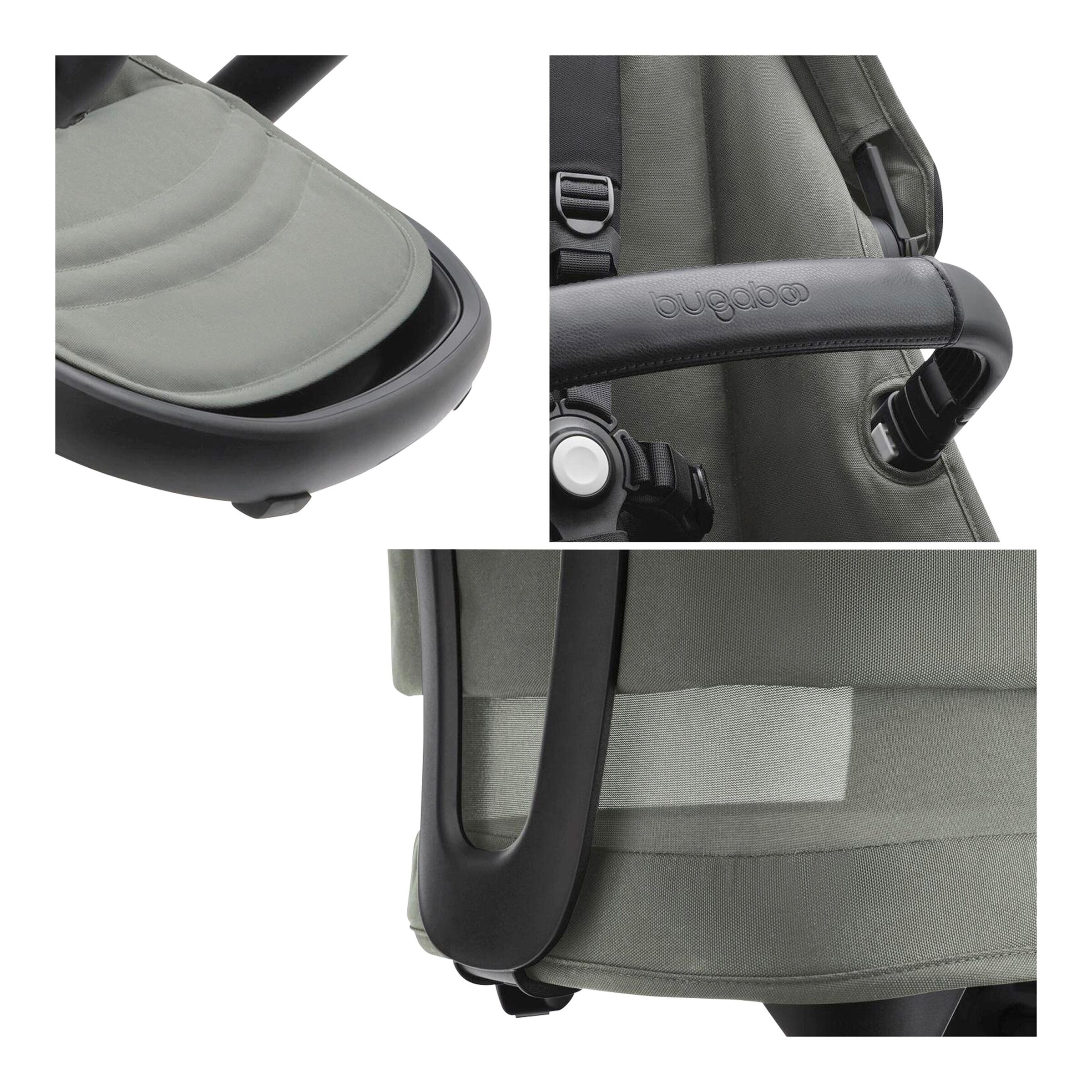 Bugaboo - FOX 5 Kombikinderwagen black / forest green