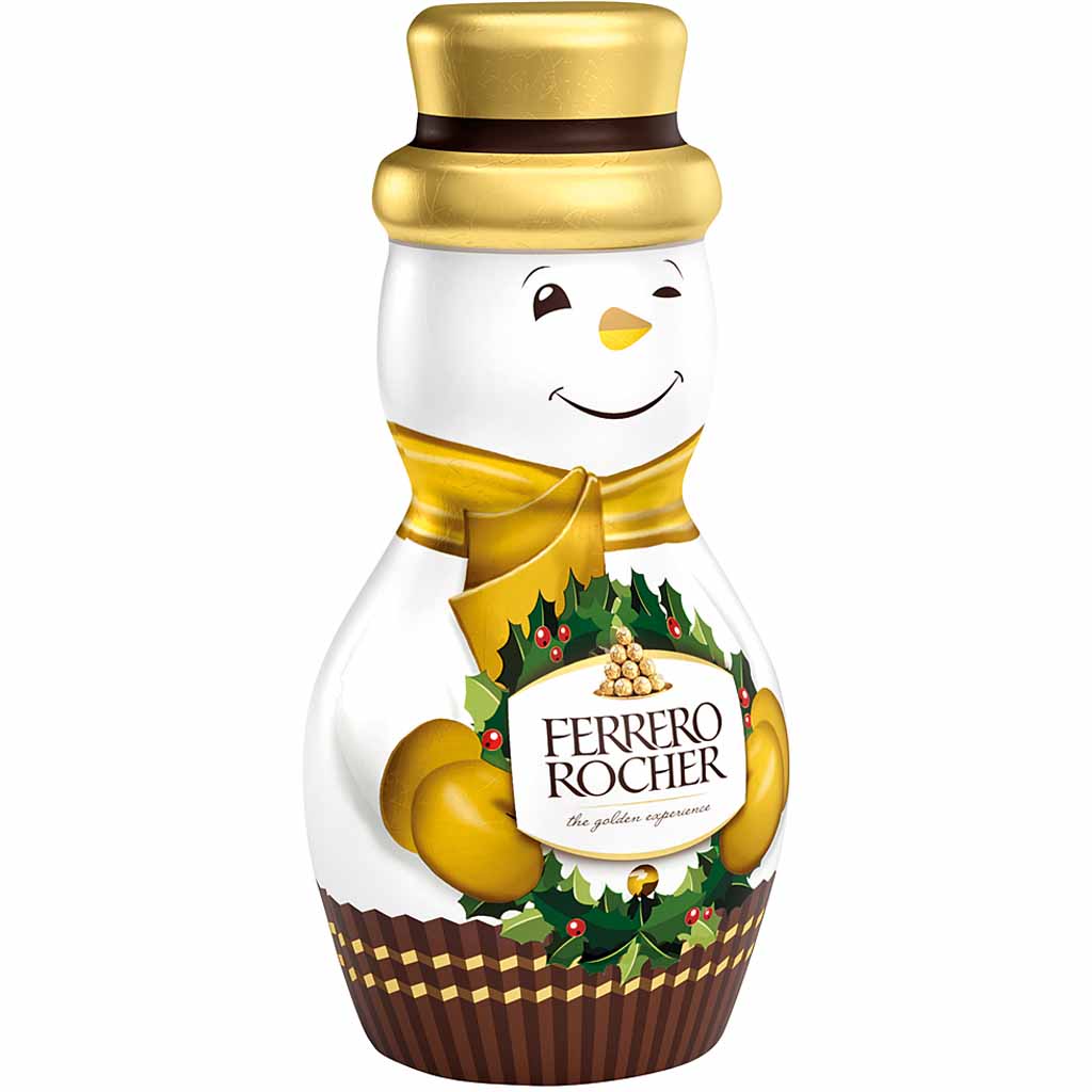 Ferrero Rocher Schneemann Milchschokolade Hohlfiguren 18x90g=1620g MHD:20.4.25