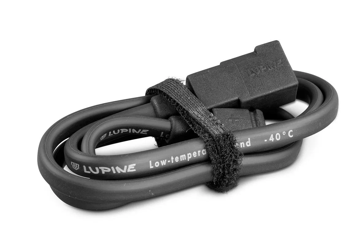 Lupine 120 Cm skjøteledning Black