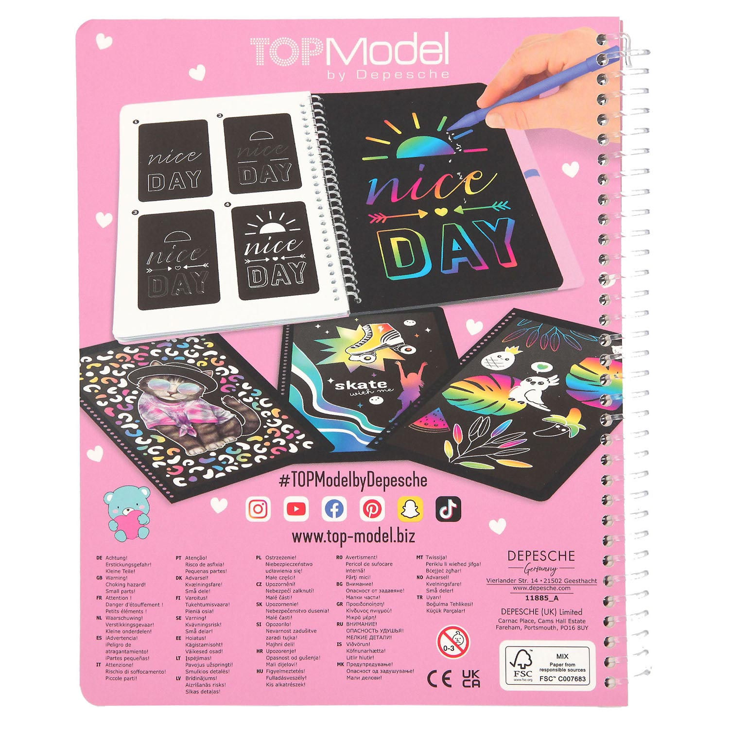 TOPModel Magisch Scratch Boek