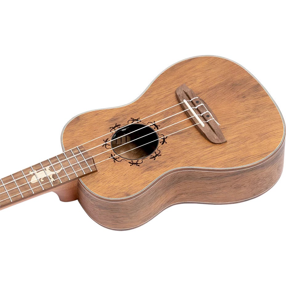 Ortega LIZARD-CC-GBL Lizard Series Left-handed Concert Ukulele linkshandige E/A concert ukelele met gigbag