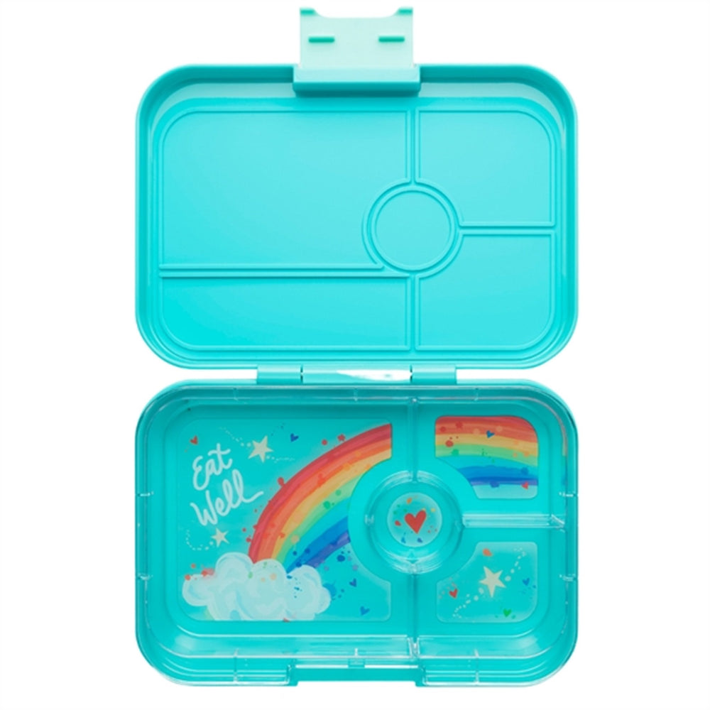 Køb Yumbox Tapas XL 4 Rum Madkasse Antibes Blue/Rainbow
