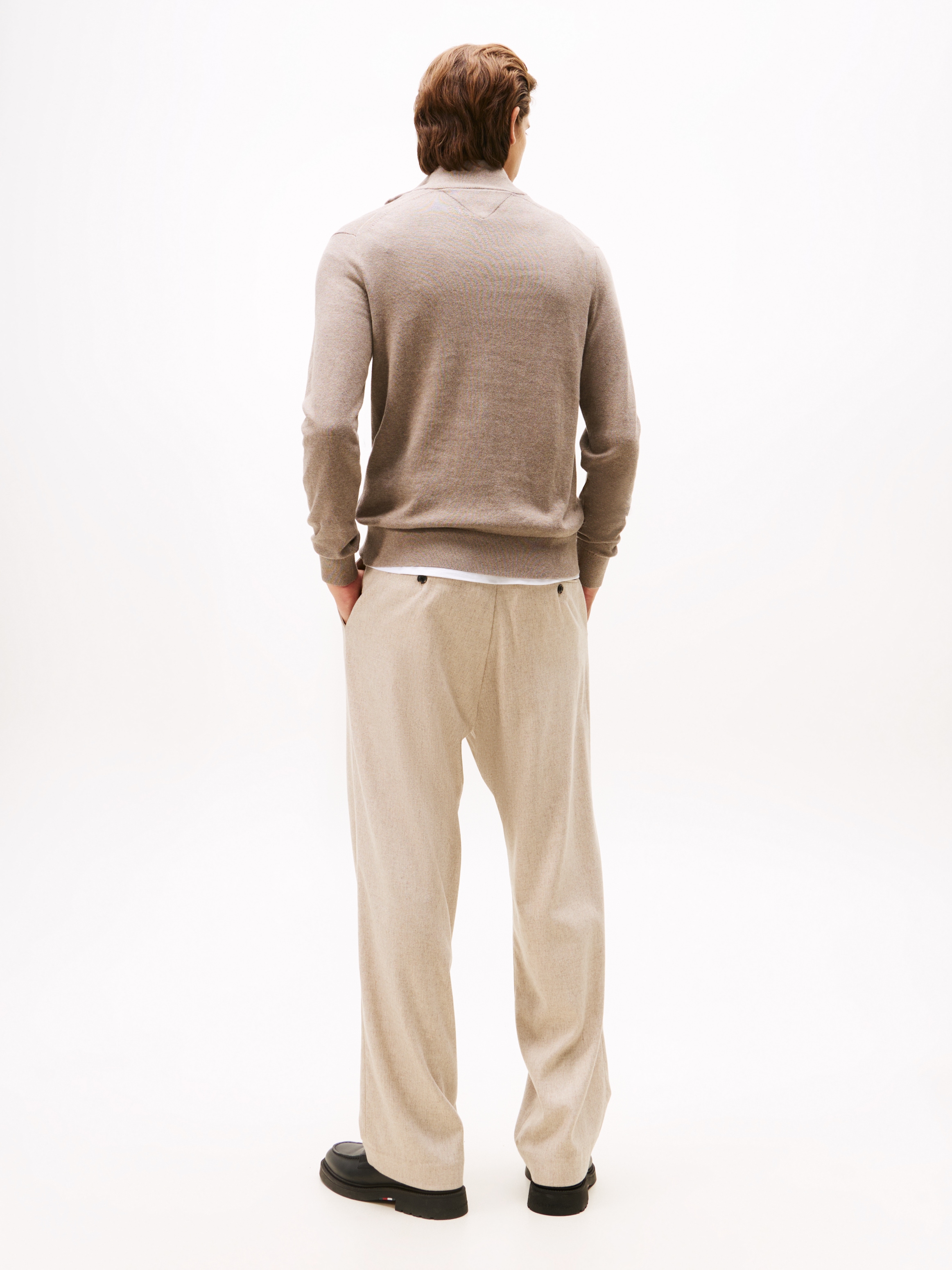 Tommy Hilfiger Troyer »PIMA ORG CTN CASHMERE ZIP MOCK«