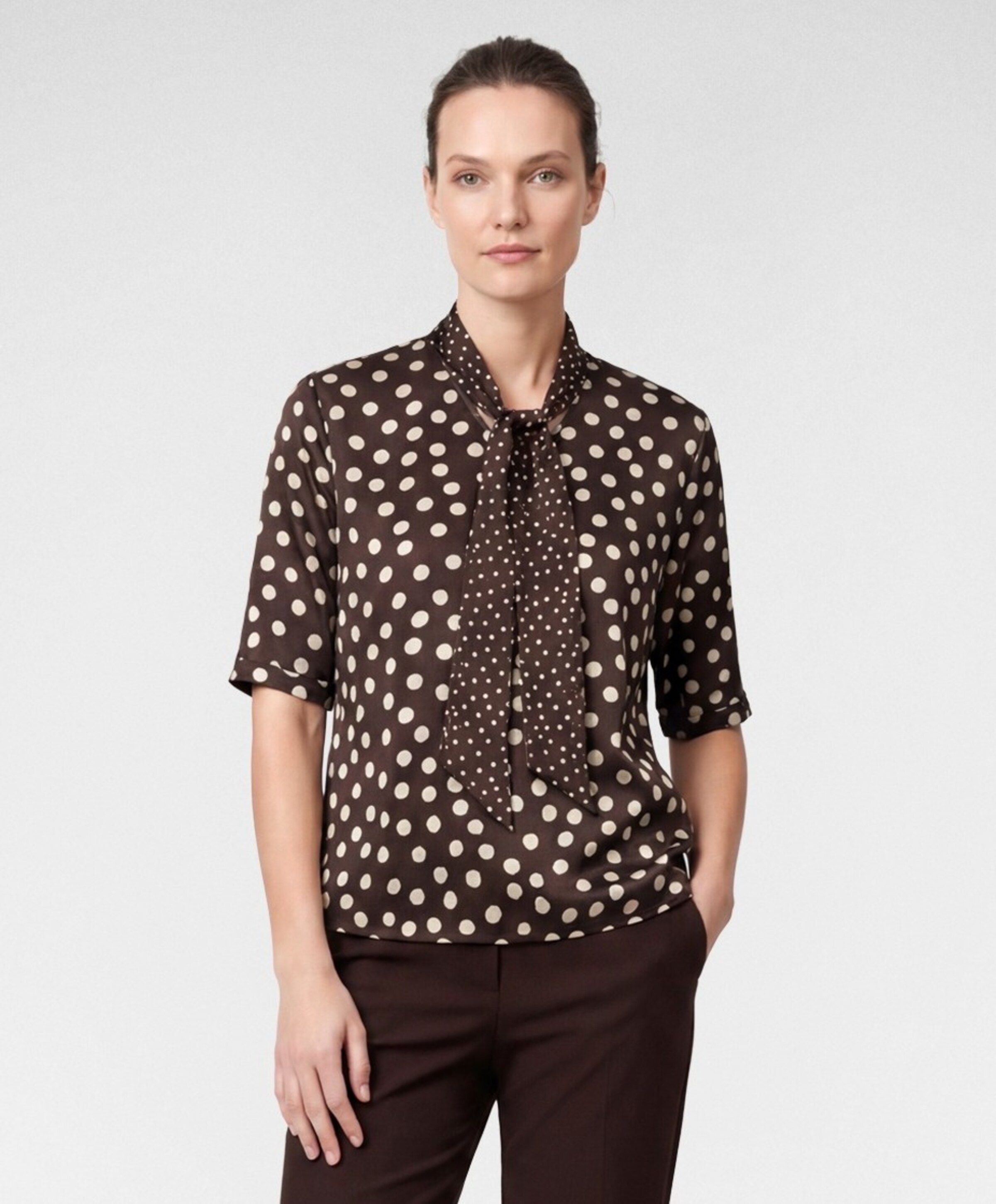 Rabe Dames T-shirt bruin
