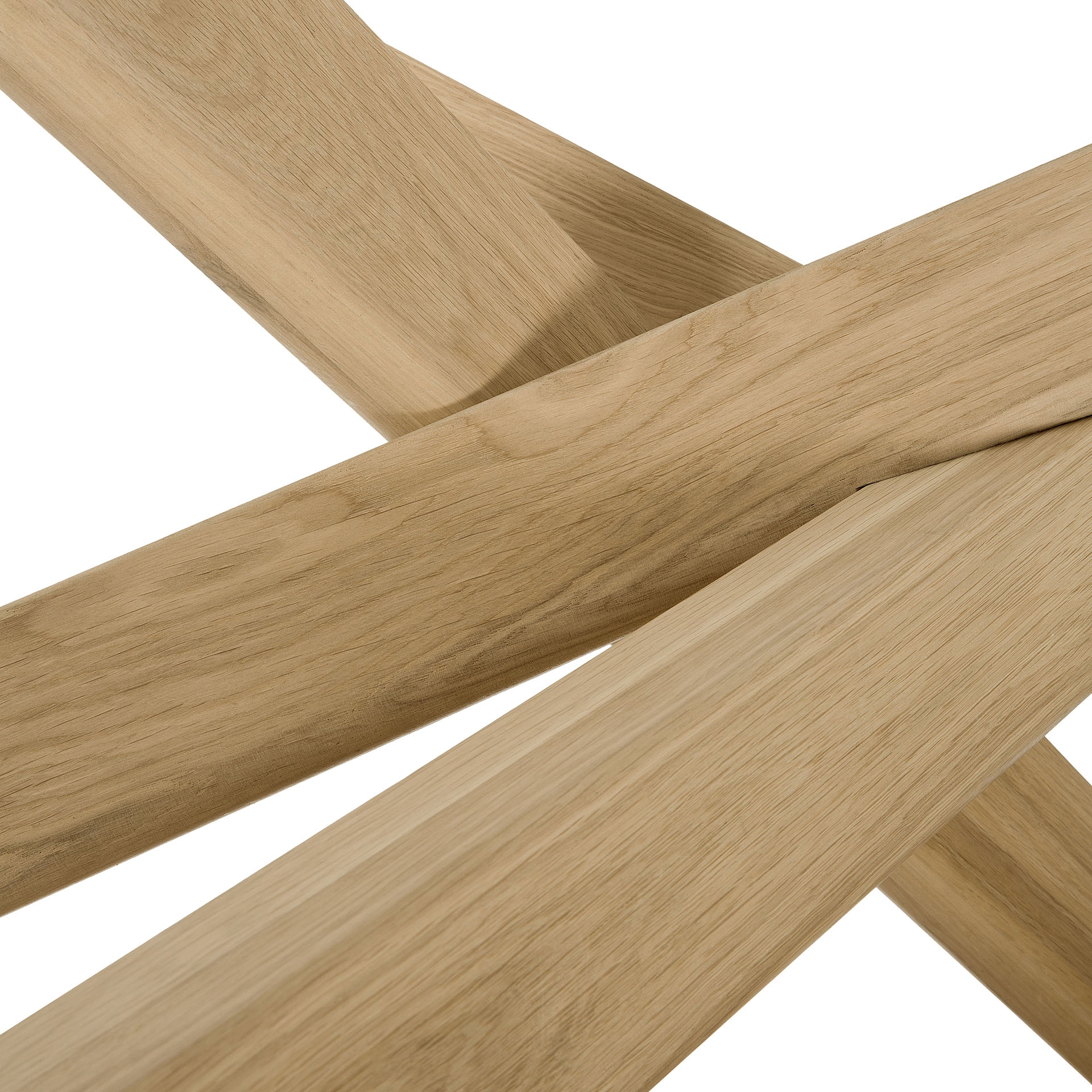 Tafel Mikado ovaal - 267X138 - eiken