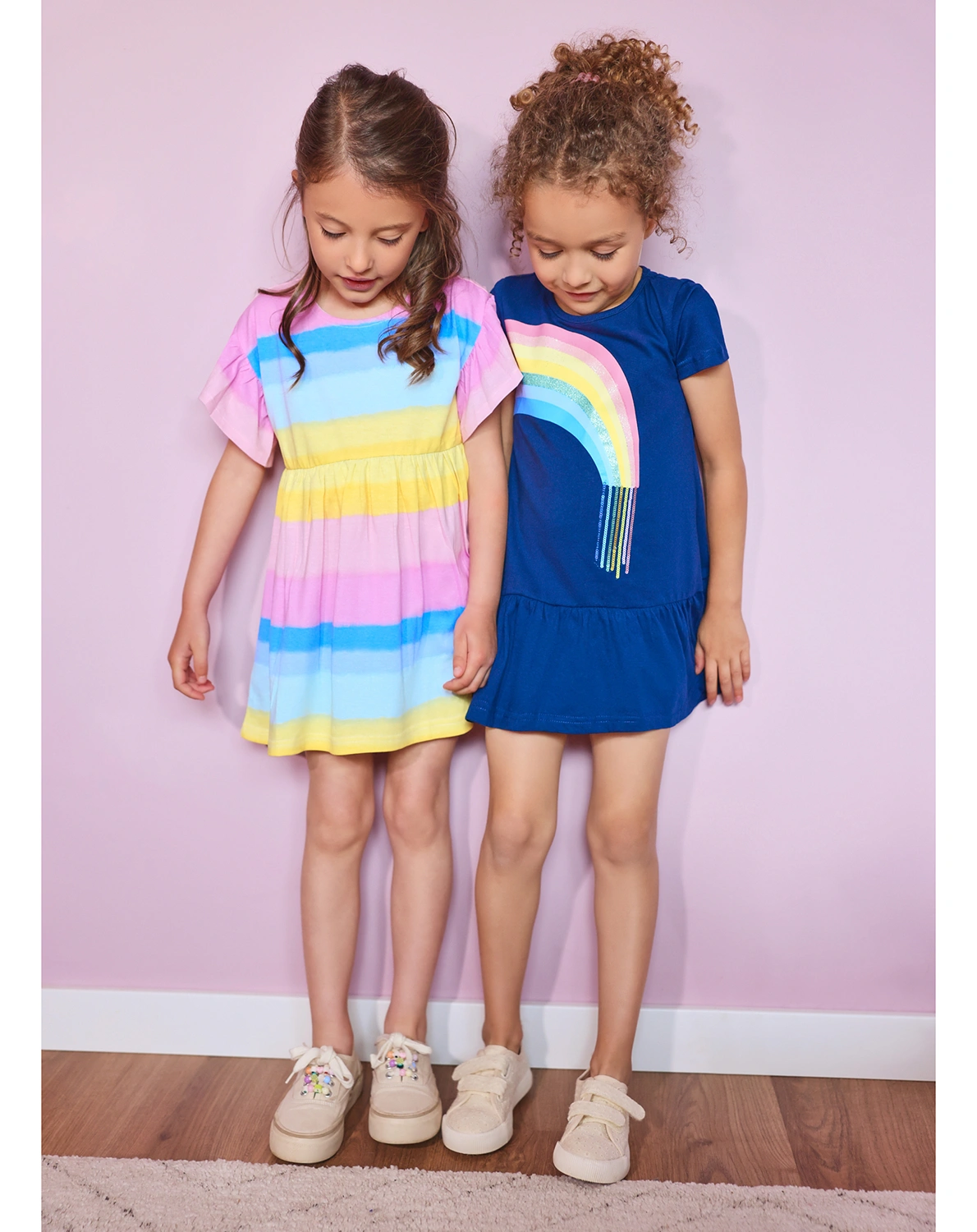 Shirtkleid RAINBOW in blau