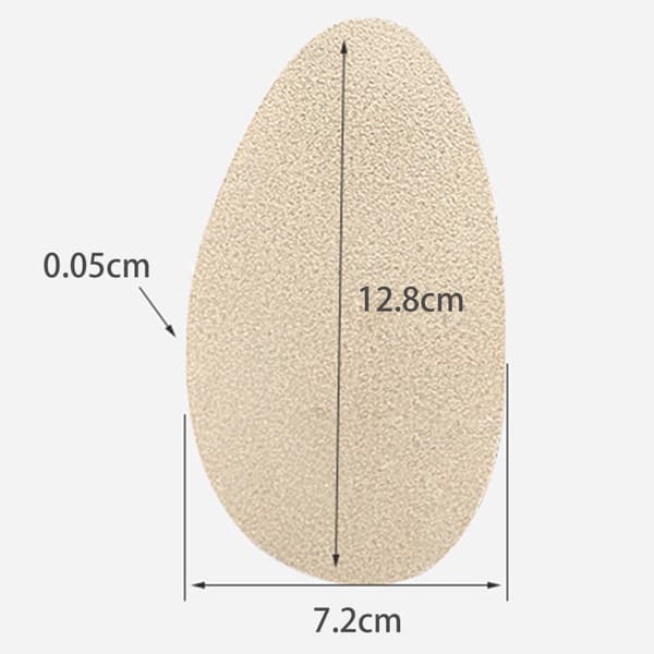 Sklisikre sko pads Selvklebende skosålebeskyttere oval