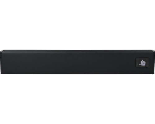Convector EUROM Alutherm 112,5 x 21 cm 2000 W zwart