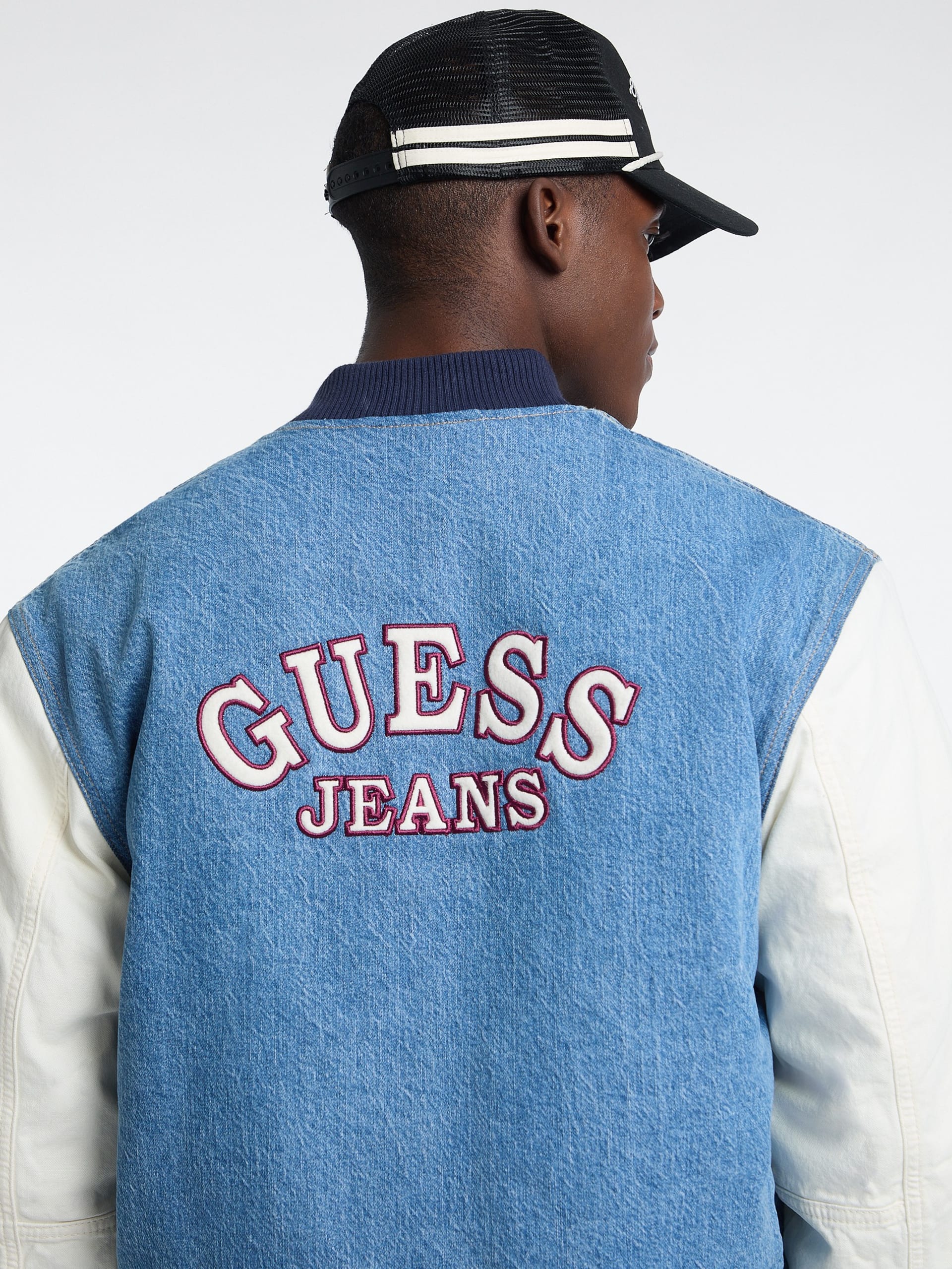 Jaqueta estilo colegial jeans