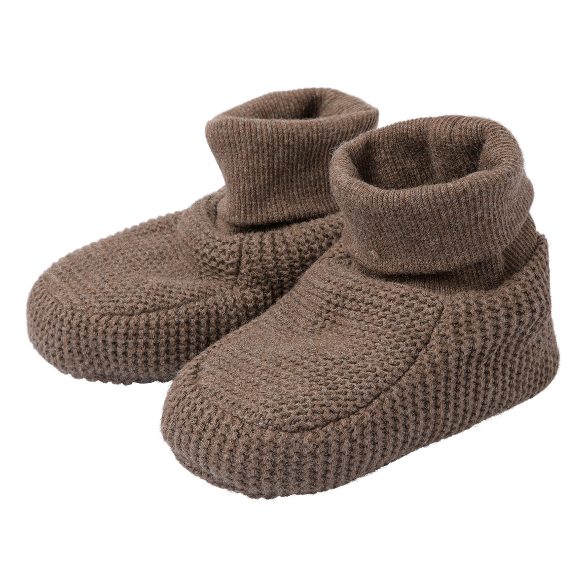 Topomini 1 Paar Baby Haussocken braun
