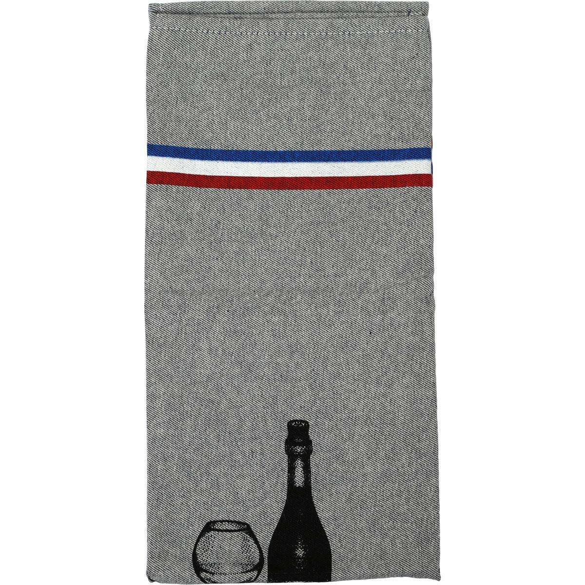 TORCHON FRANCE 50X70CM GRIS