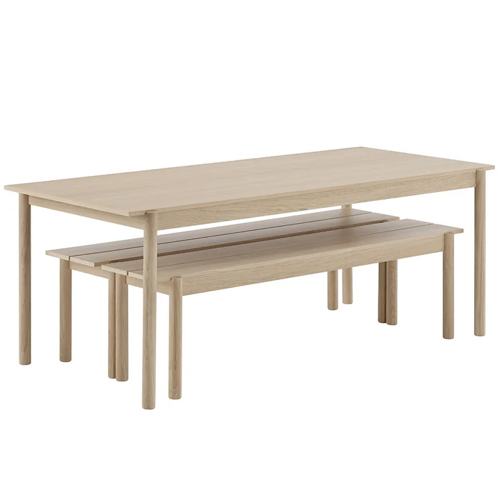 Muuto - Linear Wood Bank 110 x 34 cm, Eiche