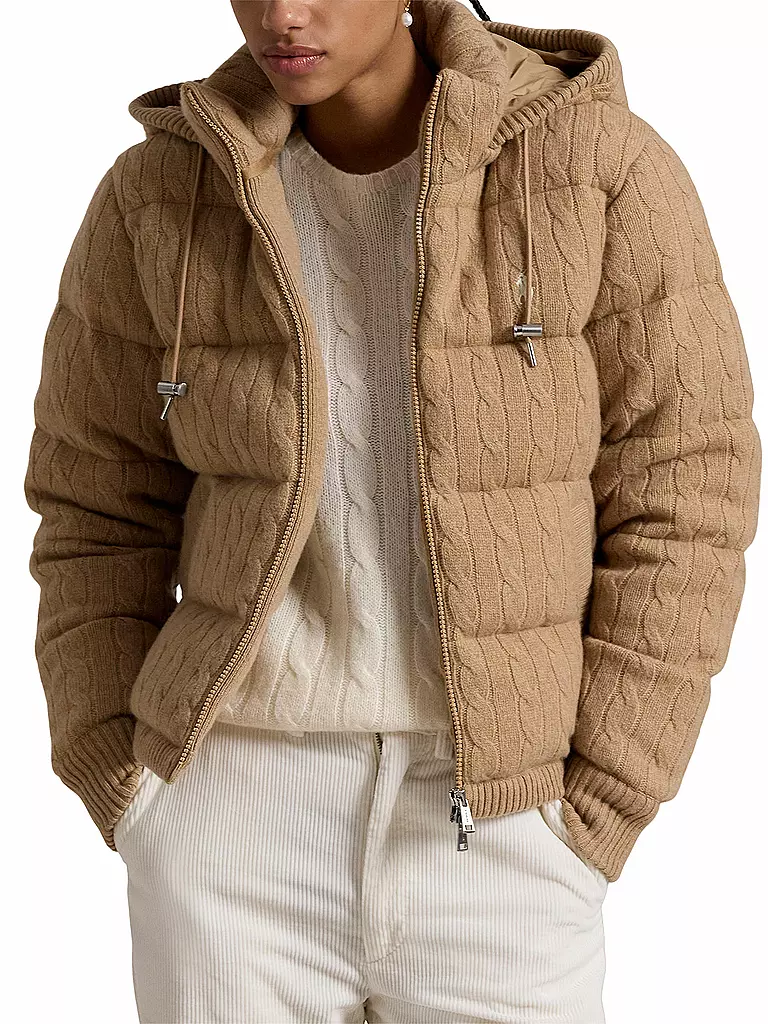 POLO RALPH LAUREN Daunensteppjacke beige