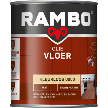Rambo vloerolie mat transparant kleurloos 750 ml