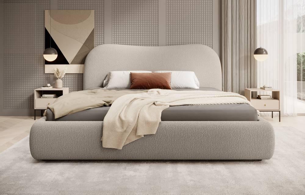 NADUVI Collection Sombala Bedframe - 140 x 200 cm - Donkerbeige