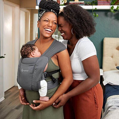 Ergobaby Embrace Soft Air Mesh Bæresele, Washed Black