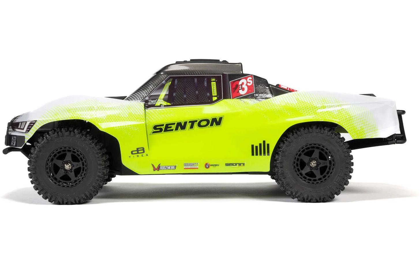 Short Course Truck Senton BLX 223S Gelb ARTR, 1:10<br>Off-Road Modell mit Brushless Motor