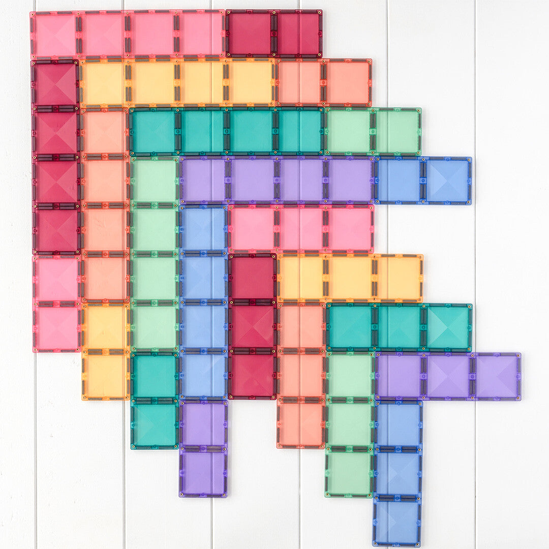 Connetix magnetische tegels rectangle pastel