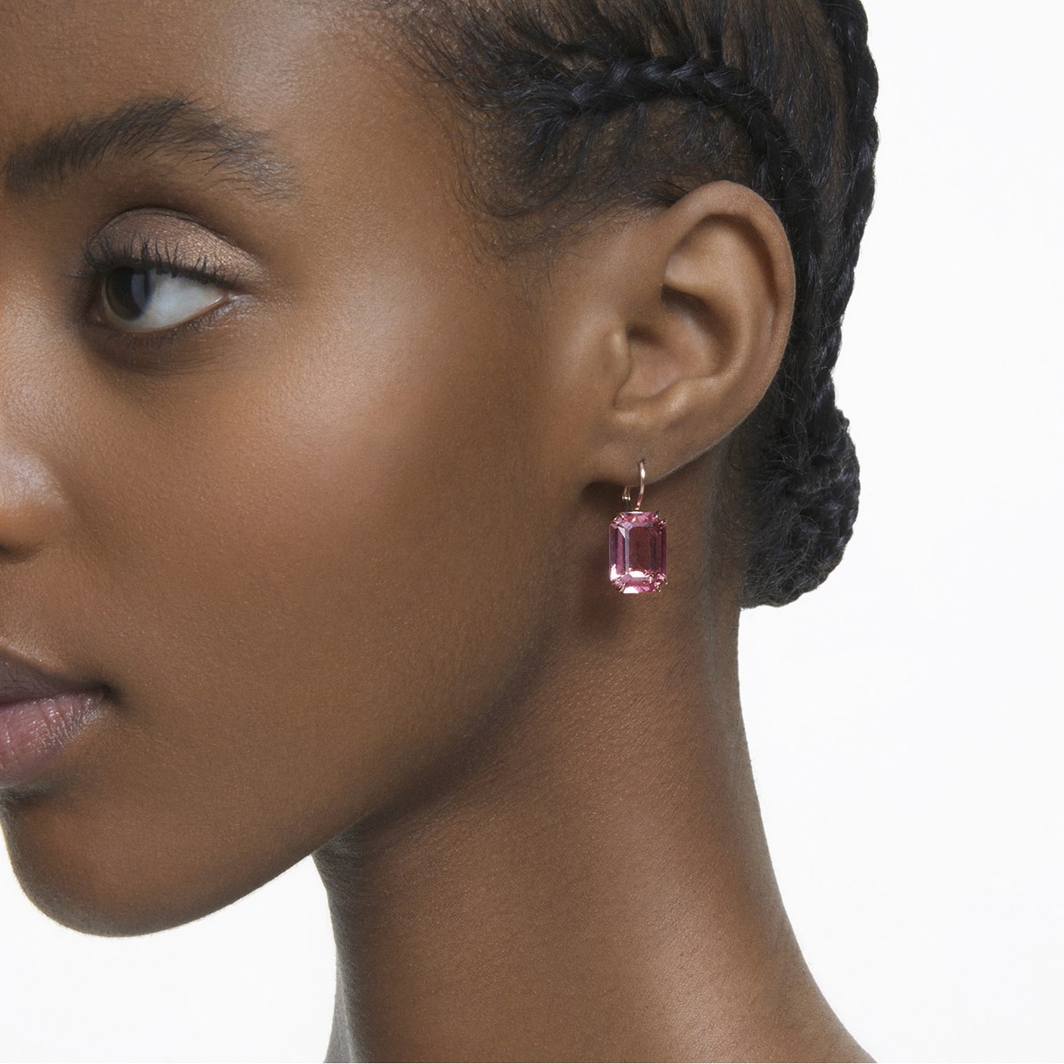 Boucles d'oreilles Swarovski Millenia rosées