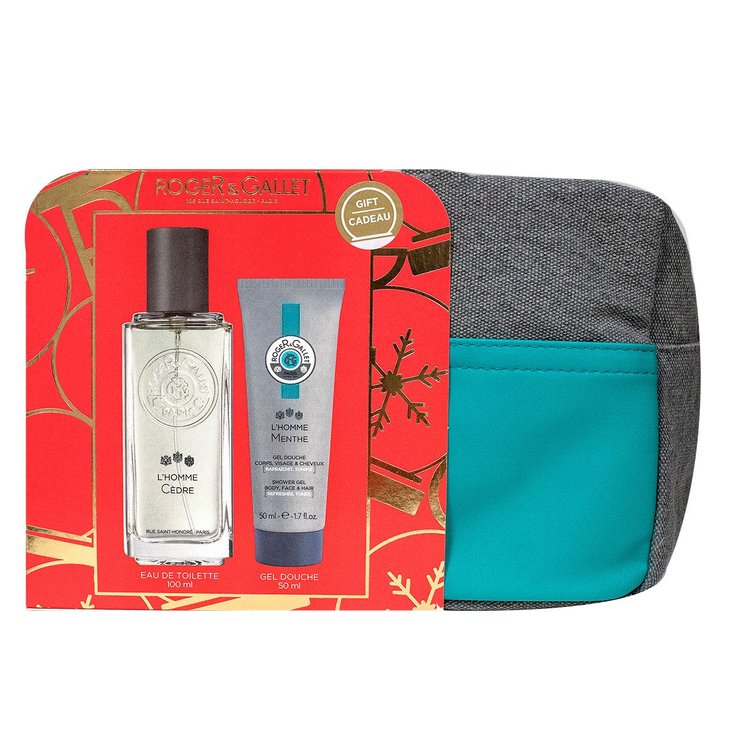 Trousse L'homme Cèdre eau toilette 100ml et gel douche 50ml offert