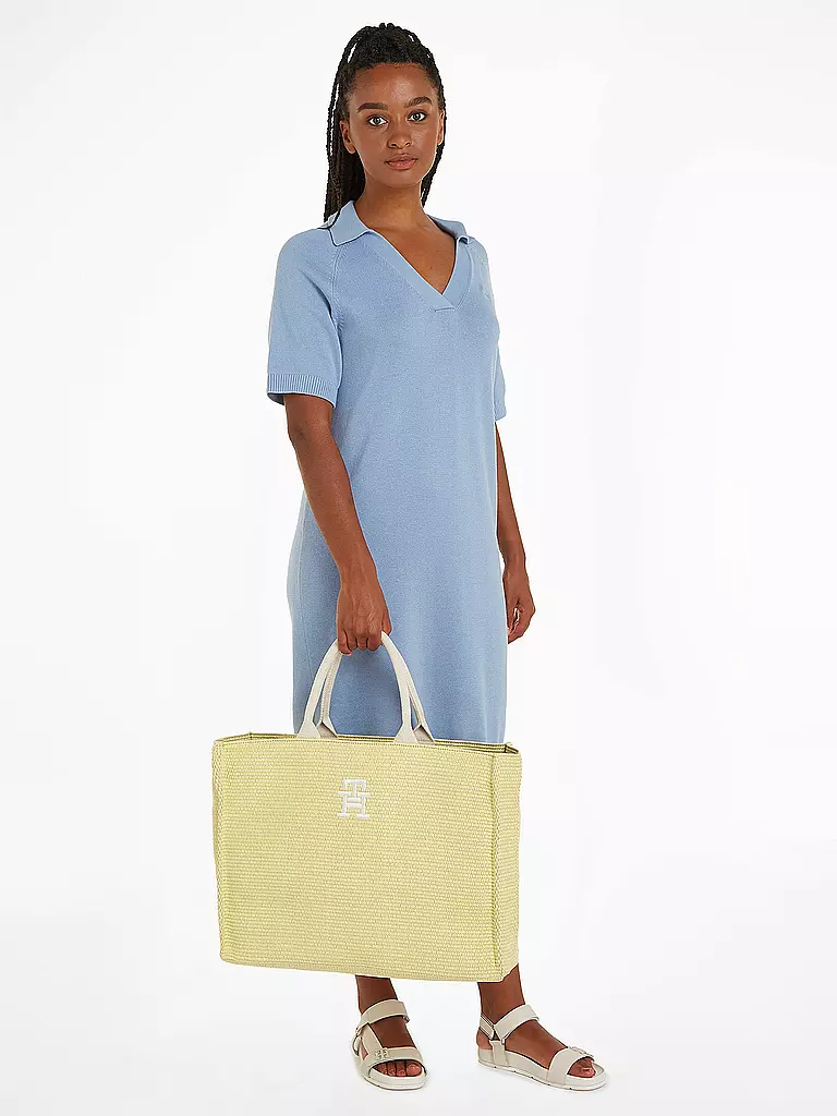 TOMMY HILFIGER Tasche - Tote Bag TH BEACH gelb