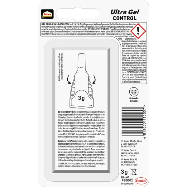 Sekundenkleber Ultra Gel Matic
