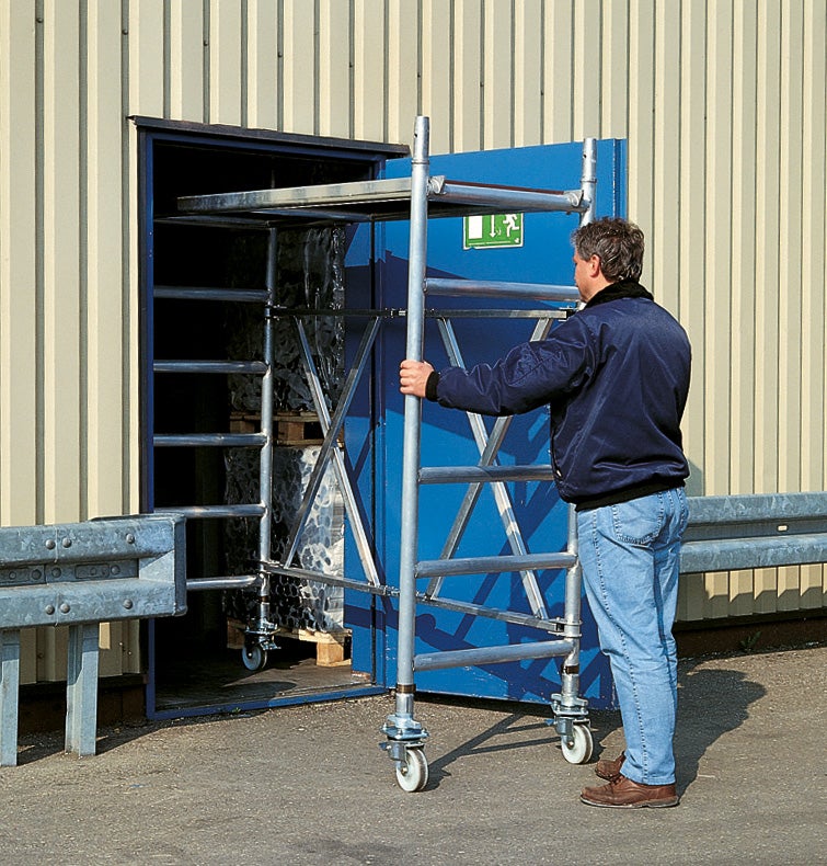 MUNK vouwsteiger 0,75x1,80m platform, 5,00m werkhoogte