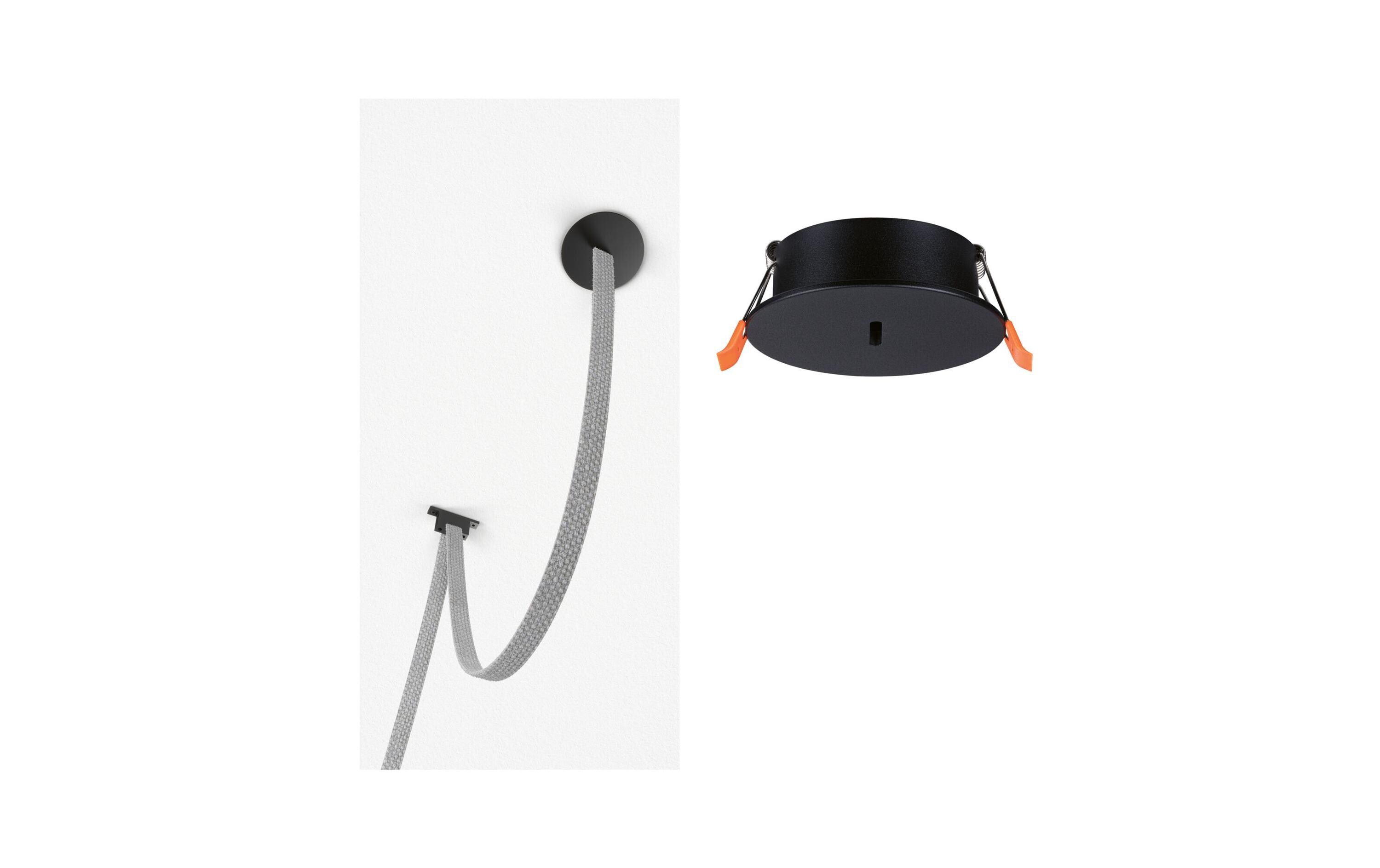 Einbau-Abdeckung ULine, Aluminium, SchwarzGurt-System Zubehör inkl. Montageanleitung